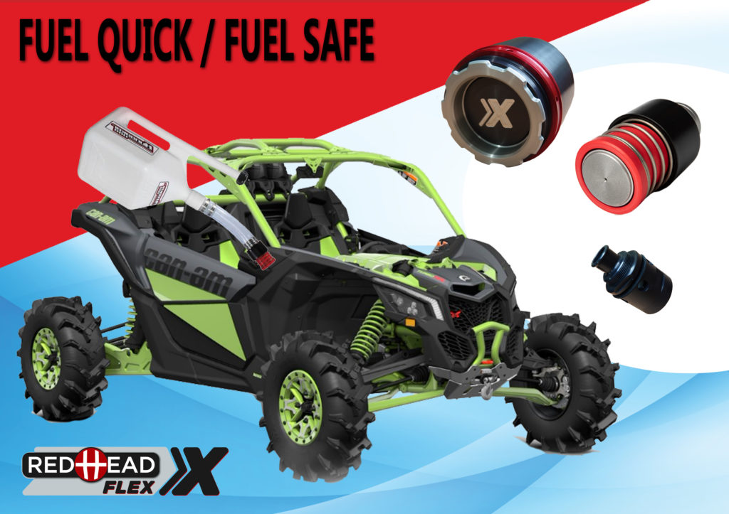 Can Am Maverick X3 Dry Break Fuel System V2 RedHead Valves